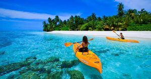 kayaking the maldives